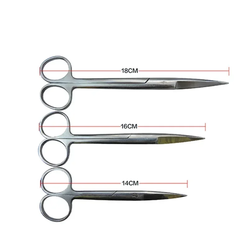 Medical Scissors - 12.5Cm/14Cm/16Cm/18Cm Dental Stainless Steel Surgical Scissors
