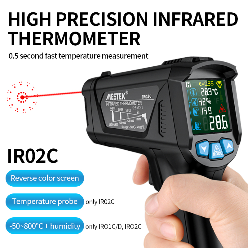 Digital Industrial Infrared Th - Thermometer Digital 评论和价格