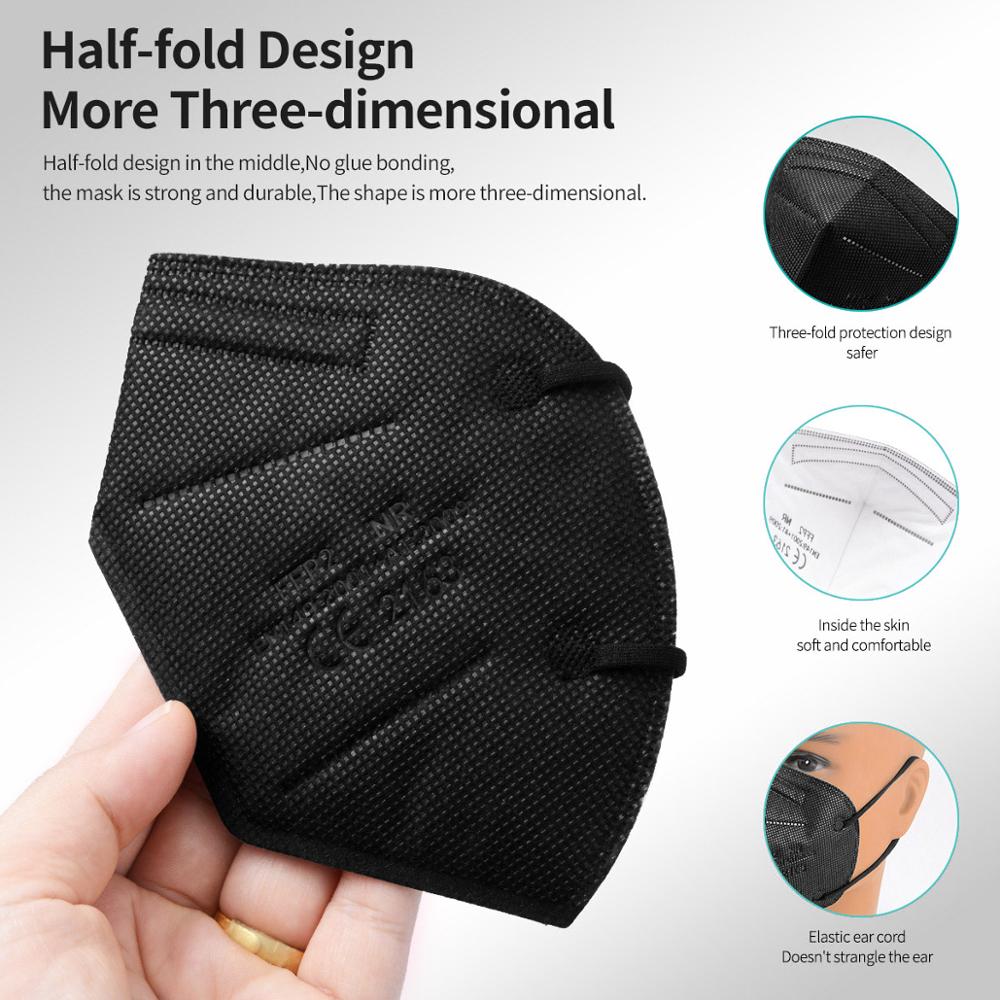 10-100Pcs FFP2 Masks KN95 Masc - Surgical Mask 评论和价格