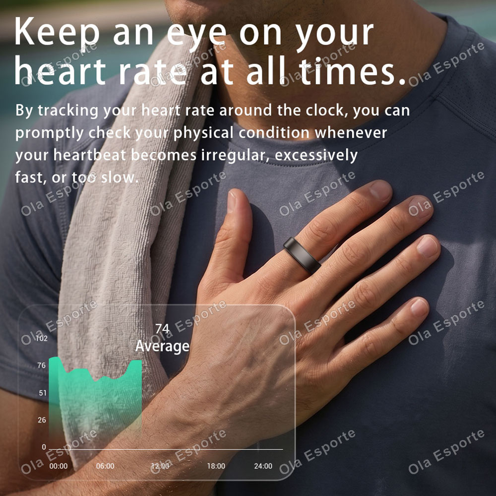 Ola Esporte Smart Ring Men Wom - Blood Pressure Monitor 评论和价格