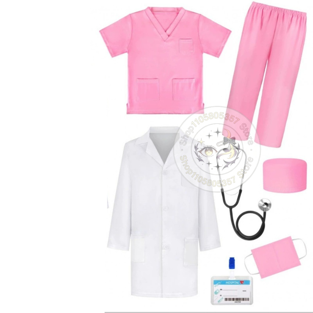 Doctor Role Play Costume White - Stethoscope 评论和价格