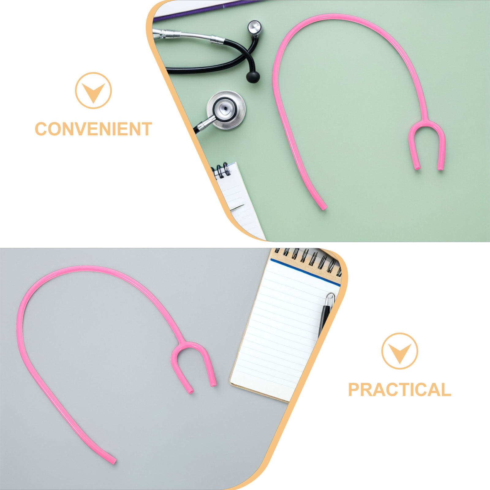 4Pcs Stethoscope Tubing Y-Shap - Stethoscope 评论和价格